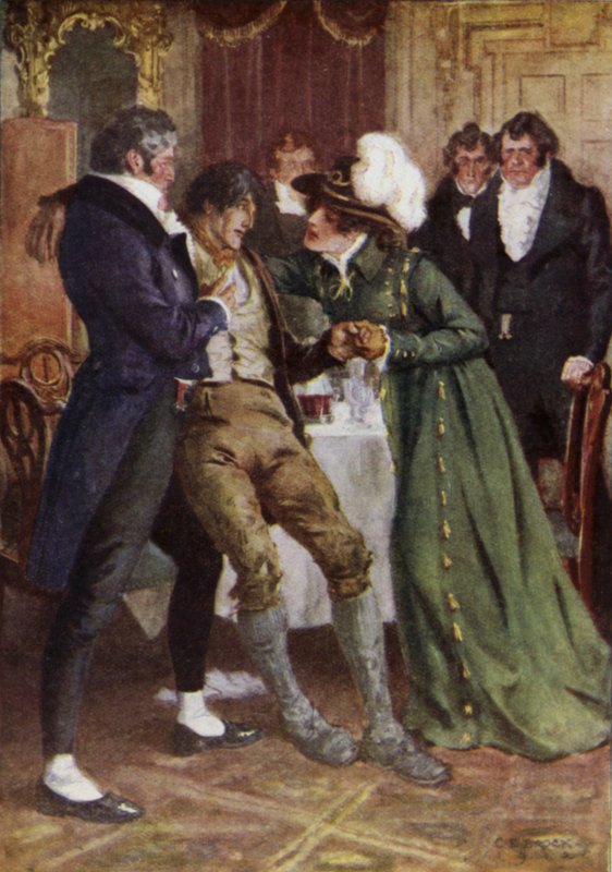 Illustration für Die Breite Straße, eine Romanze von Kent von Charles Edmund Brock