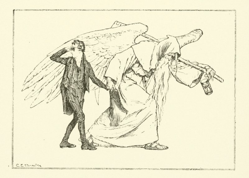 Illustration für Die Essays von Elia von Charles Lamb von Charles Edmund Brock