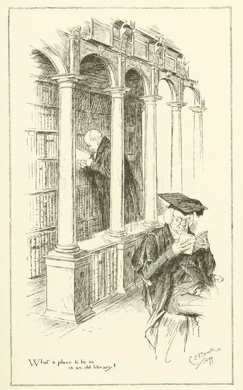 Illustration für Die Essays von Elia von Charles Lamb (Stich) von Charles Edmund Brock