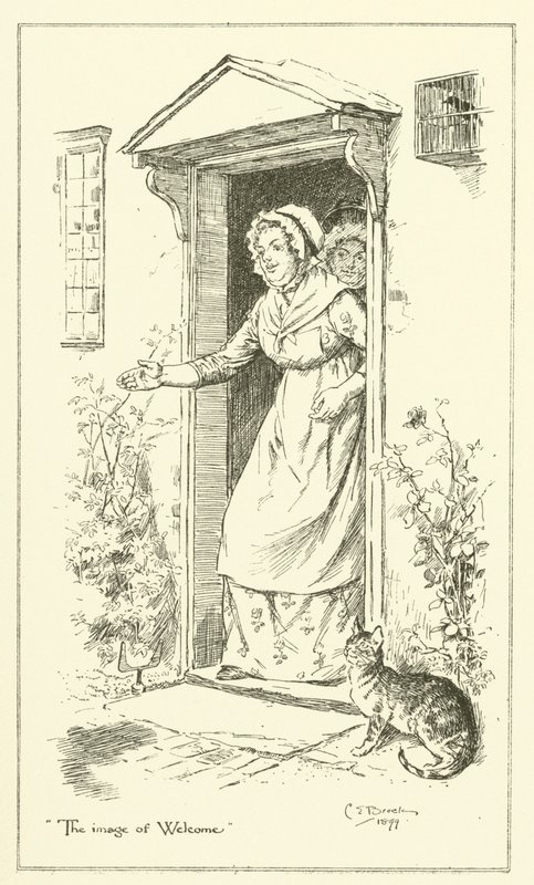 Illustration für Die Essays von Elia von Charles Lamb (Stich) von Charles Edmund Brock