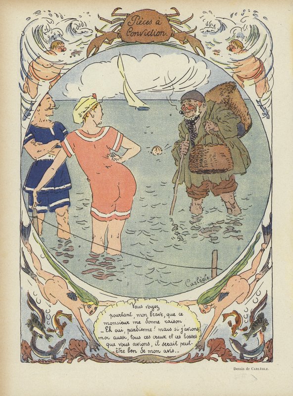Illustration für Le Rire von Charles Emile Egli