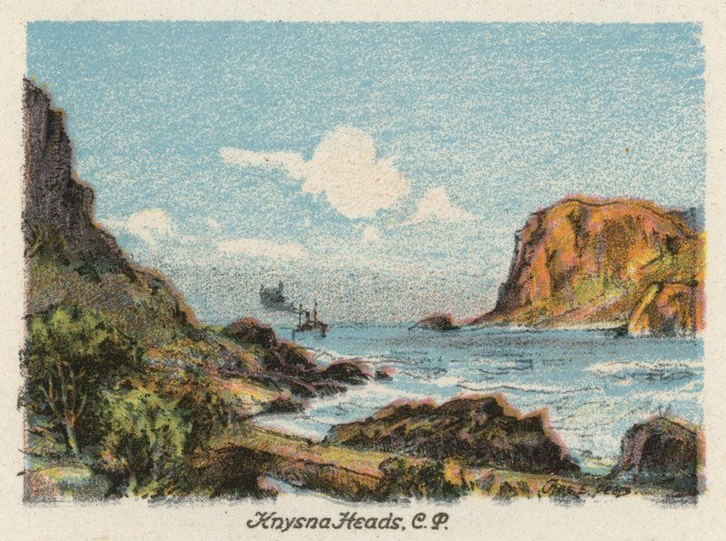 Südafrika: Knysna Heads, CP von Charles Ernest Peers