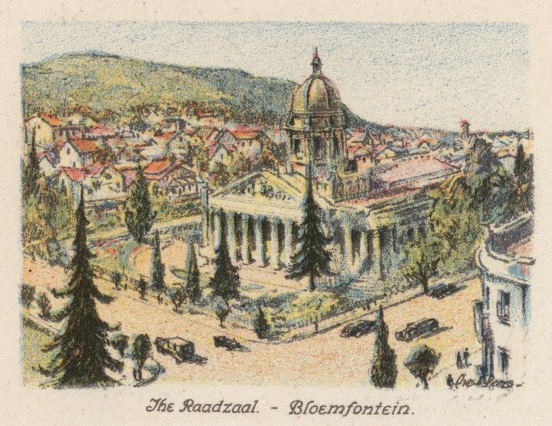 Südafrika: Das Raadzaal, Bloemfontein von Charles Ernest Peers