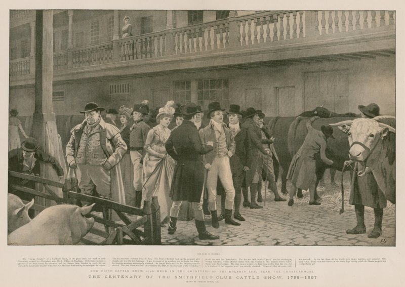 Das hundertjährige Jubiläum der Smithfield Club Viehschau von Charles Green