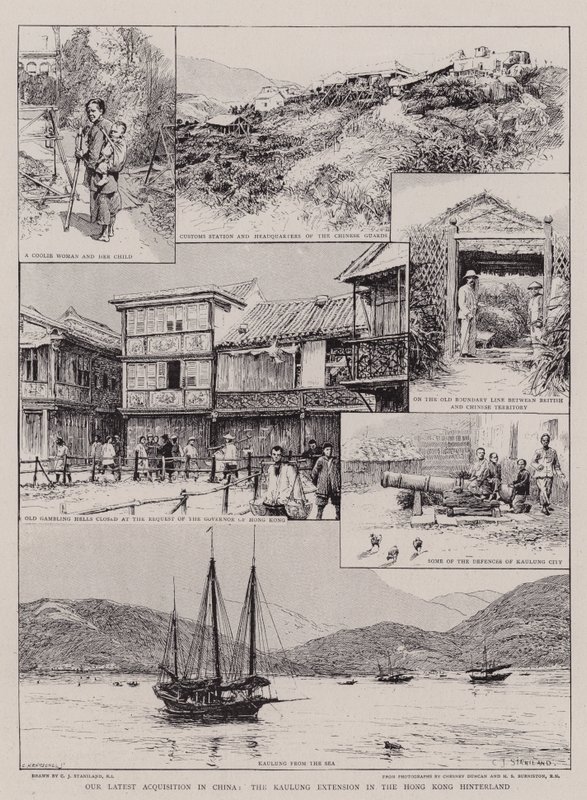 Unsere neueste Errungenschaft in China, die Kaulung-Erweiterung im Hinterland von Hongkong von Charles J. Staniland