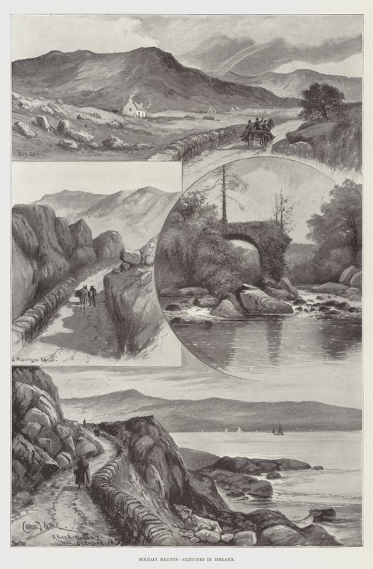 Ferienorte, Skizzen in Irland von Charles John de Lacy