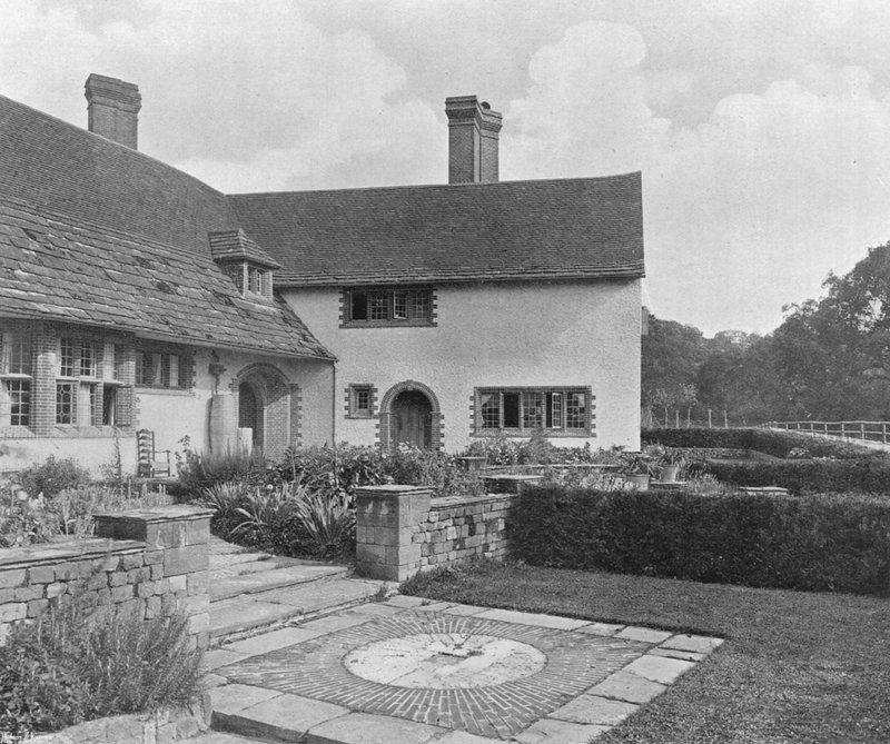 Der Gartenhof von Westen von Charles Latham
