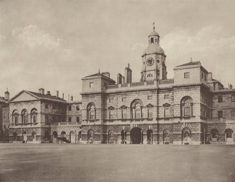 Die Horse Guards, Whitehall, die Westfront von Charles Latham