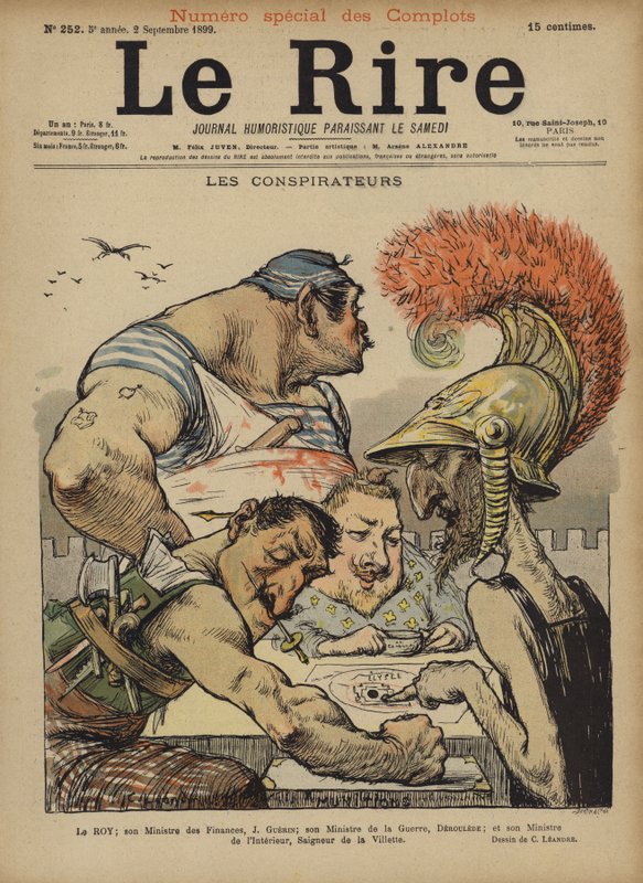 Illustration für Le Rire von Charles Leandre