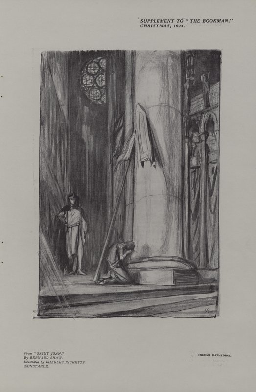 Szene in der Kathedrale von Reims aus 