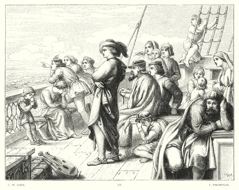 Lord Byrons Childe Harold, Canto I, Strophe 12 (Gravur) von Charles West (after) Cope