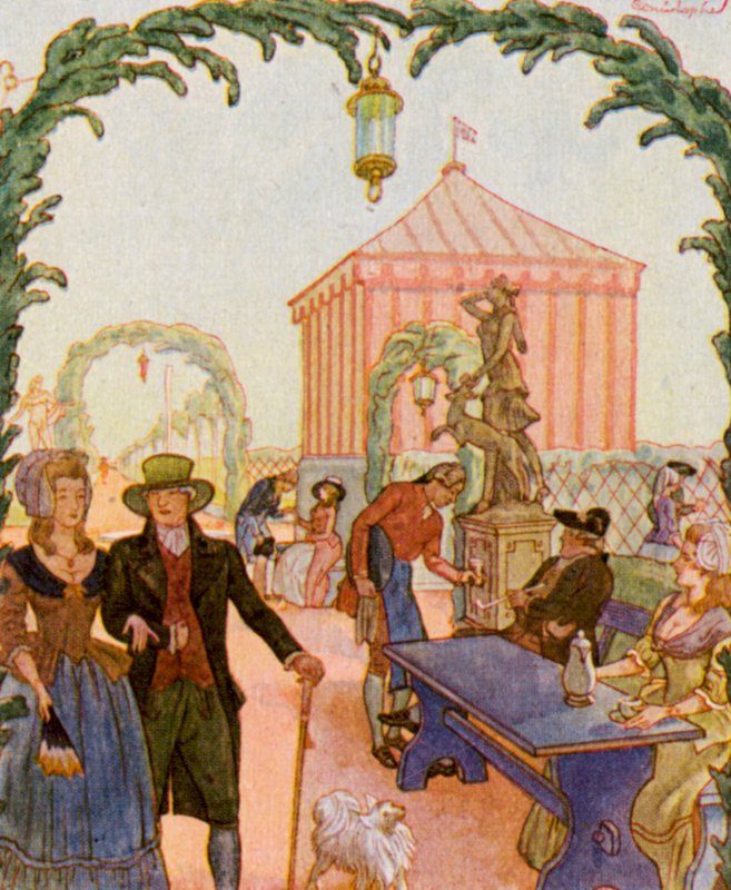 Schmausengarten vor Nürnberg von Christophe (1856 1945)