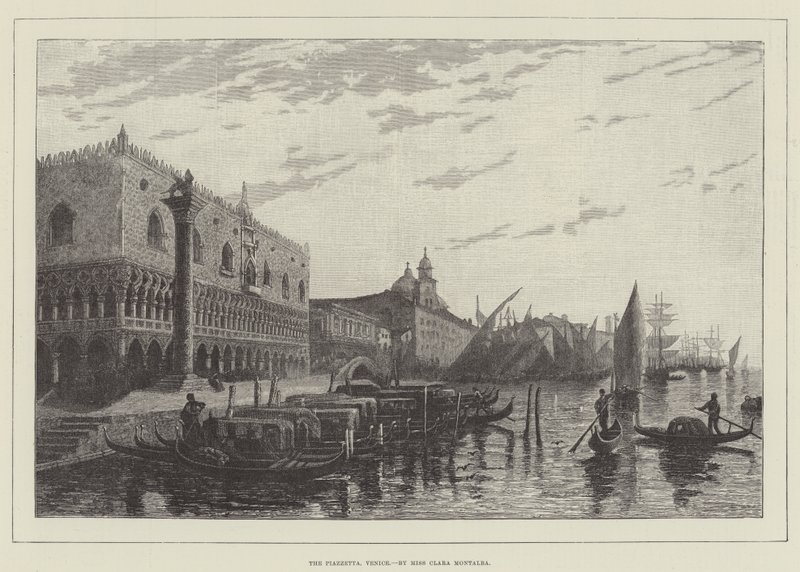 Die Piazzetta, Venedig von Clara Montalba