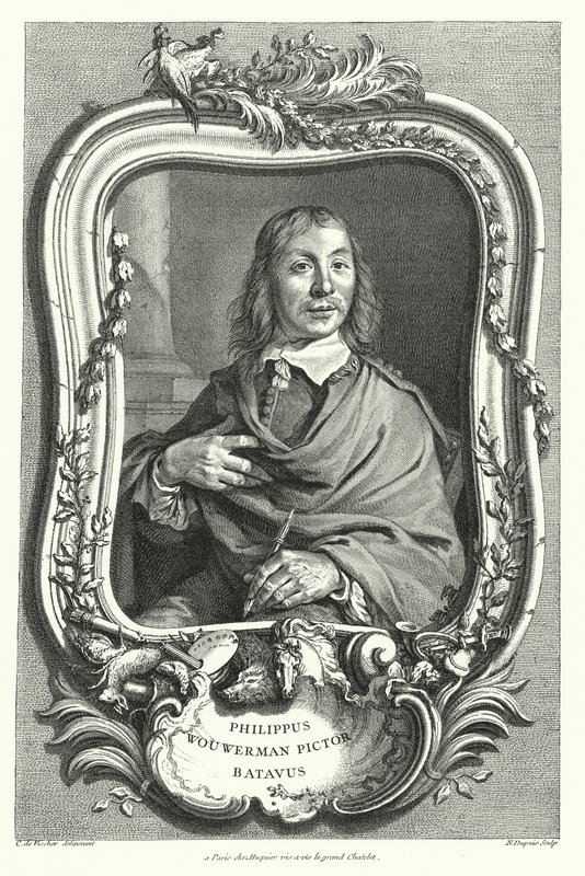 Philips Wouwerman, niederländischer Maler von Cornelis after Visscher