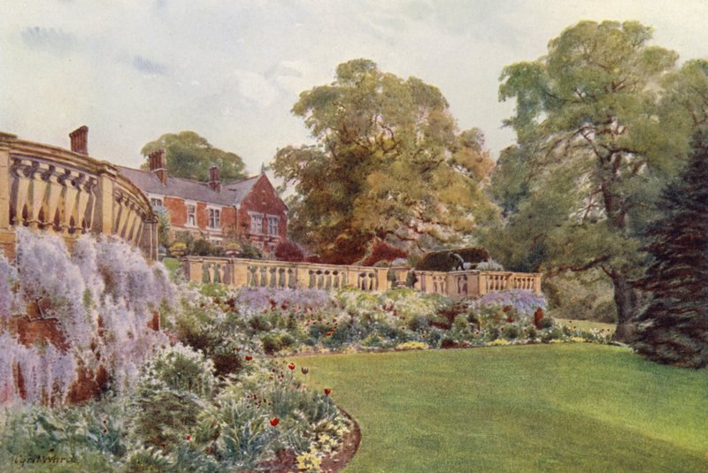 Ostende der Terrasse, Bagshot Park von Cyril Ward