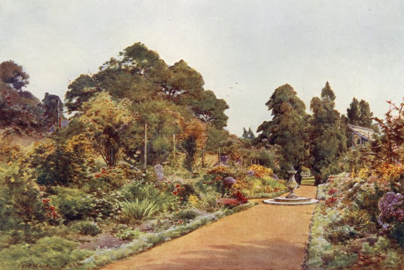 Der Mittelgang, Claremont, Blick nach Norden von Cyril Ward