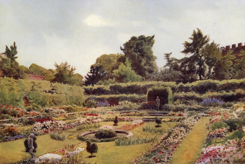Der alte Teichgarten, Hampton Court von Cyril Ward