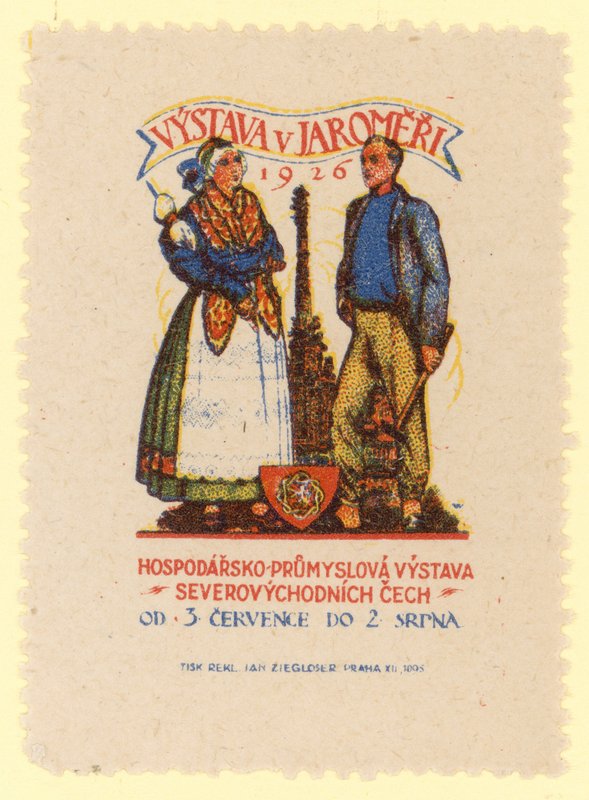 Nordostböhmische Wirtschafts- und Industrieausstellung, Jaromer, Tschechoslowakei, 1926 von Czech School
