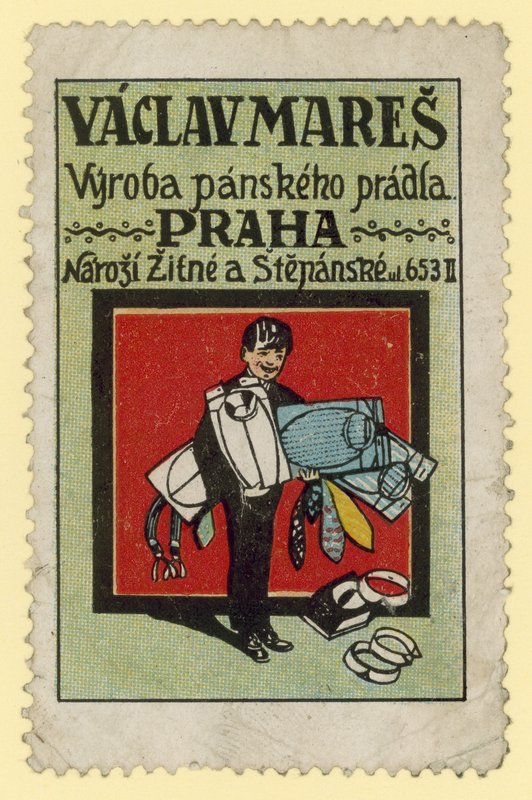 Vaclav Mares, Hersteller von Herrenbekleidung, Prag von Czech School