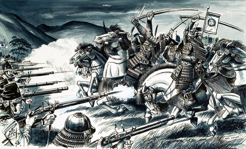 Die Schlacht von Nagashino im Jahr 1575 von Dan Escott