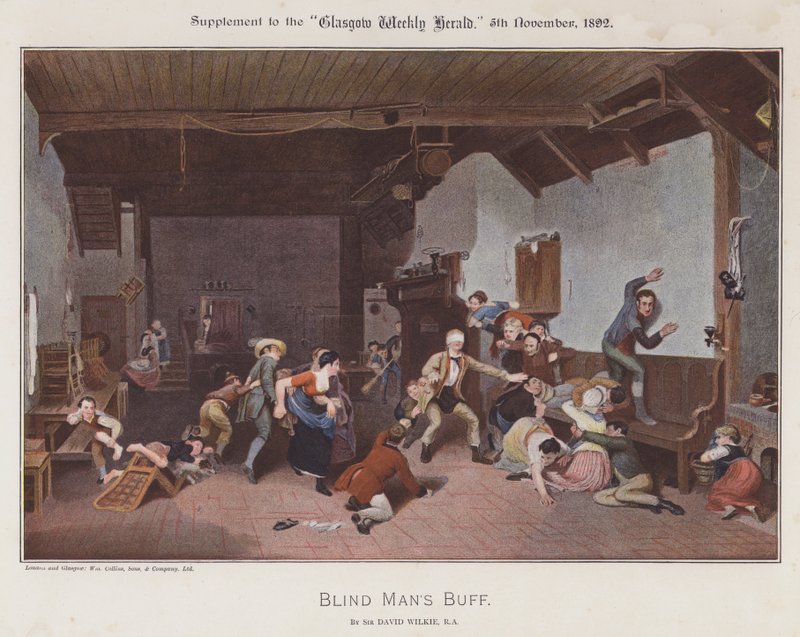 Blinde Kuh von David (after) Wilkie
