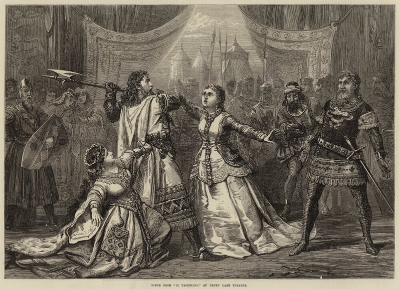 Szene aus Il Talismano, im Drury Lane Theatre von David Henry Friston