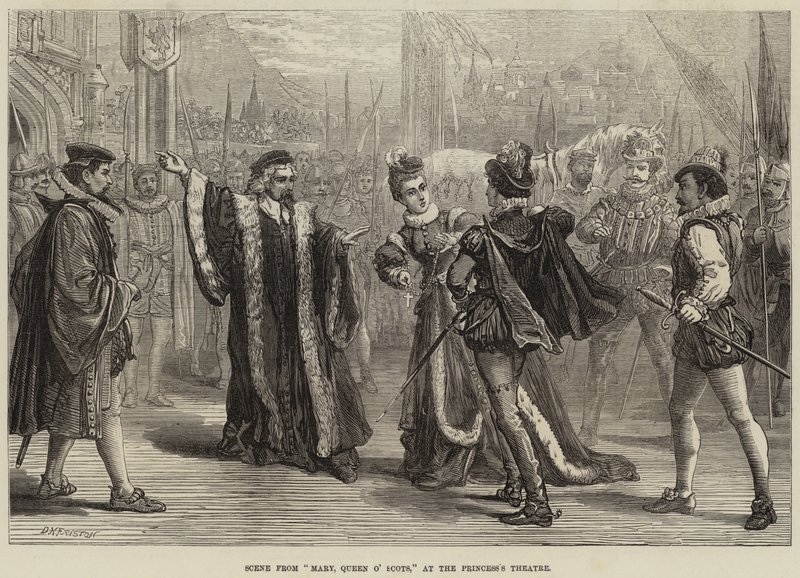 Szene aus Maria Stuart, Königin von Schottland, im Princess