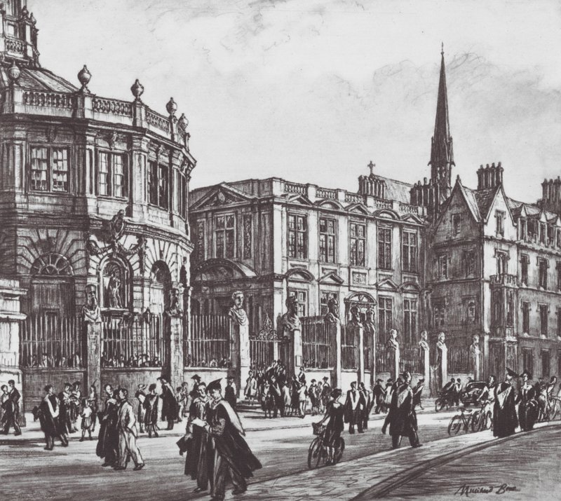 Oxford: Graduierungstag von David Muirhead (after) Bone