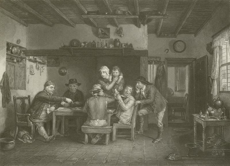 Die Kartenspieler von David Wilkie