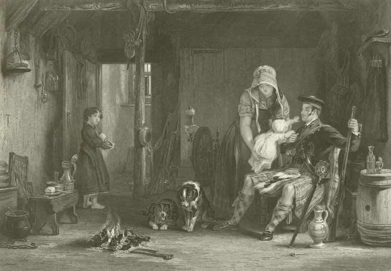 Die Rückkehr des Highlanders von David Wilkie