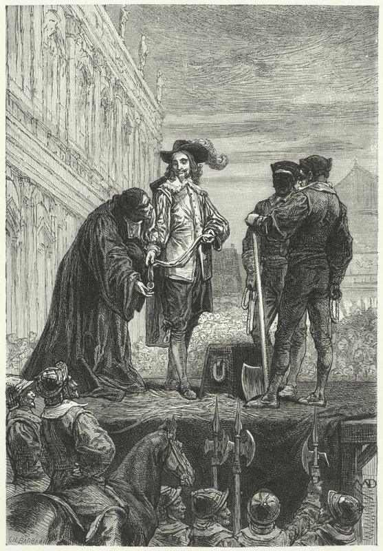 Hinrichtung von König Karl I., 1649 von Diogene Ulysse Napoleon Maillart
