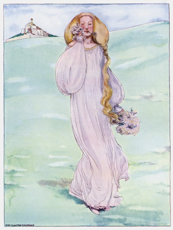 Die Prinzessin im Gänseblümchenfeld von Dion Clayton Calthrop