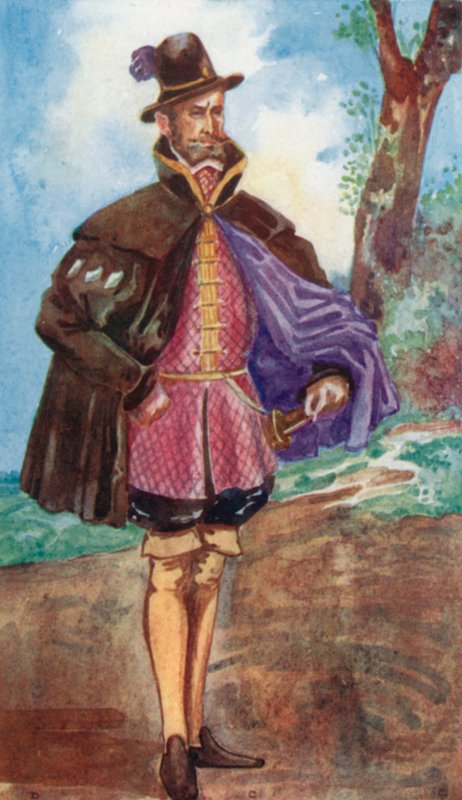 Ein Mann aus der Zeit von Maria I. 1553-1558 von Dion Clayton Calthrop