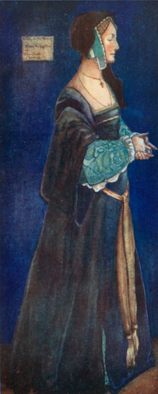 Eine Frau aus der Zeit von Heinrich VIII 1509-1547 von Dion Clayton Calthrop