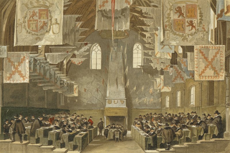 Große Halle des Binnenhofs, Den Haag, Niederlande von Dutch School