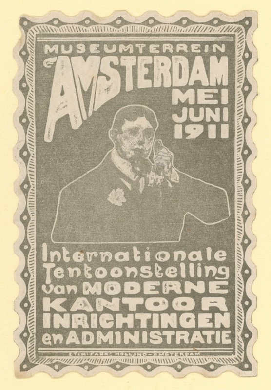 Internationale Ausstellung moderner Büroausstattung, Museumsgelände, Amsterdam, 1911 von Dutch School