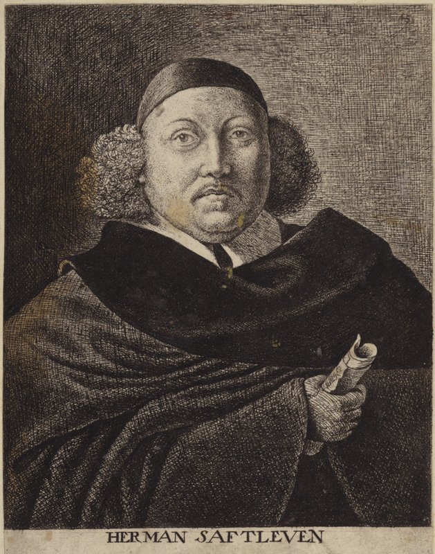 Porträt von Herman Saftleven der Jüngere von Dutch School