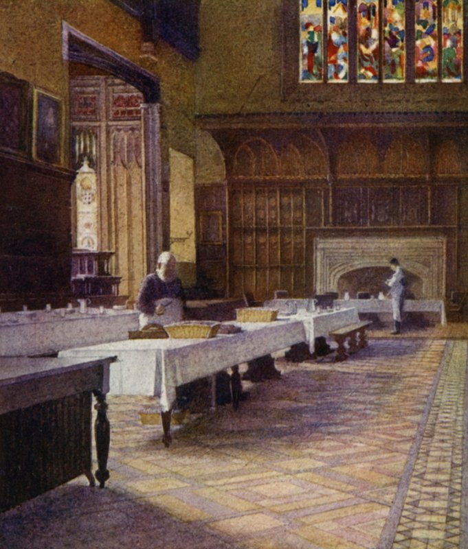 Eton: Die Speisehalle des Colleges von E. D. Brinton