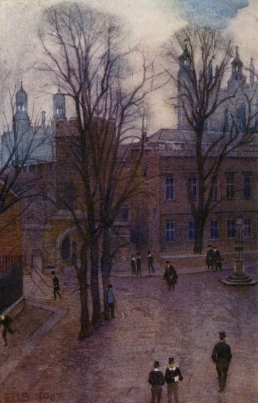 Eton: Oberschule und langer Spaziergang von Common Lane House von E. D. Brinton