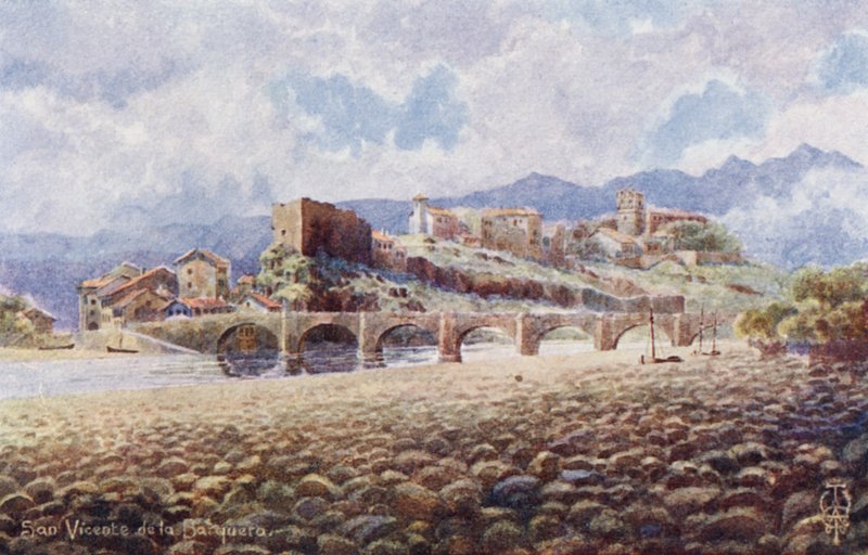 Nordspanien: San Vicente de la Barquera von Edgar T. A. Wigram