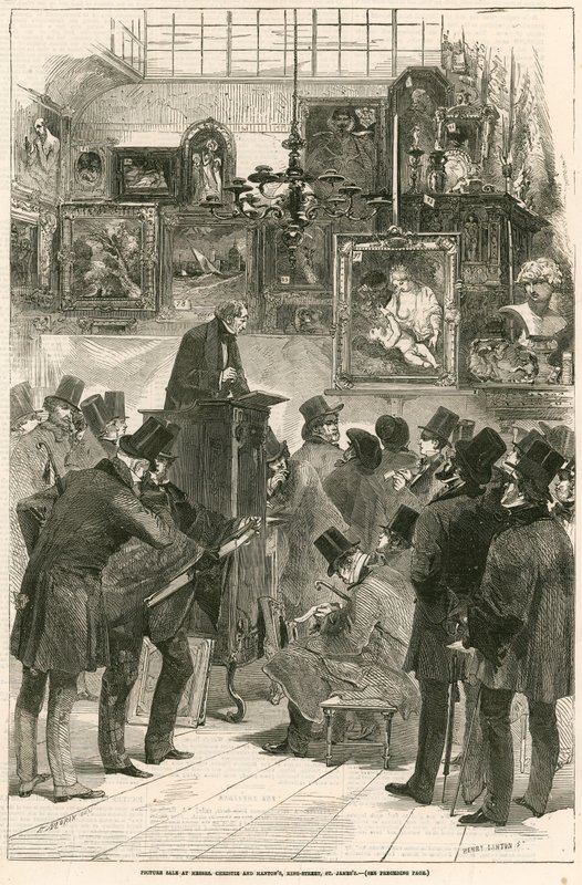 Bildverkauf bei Messrs. Christie und Manton