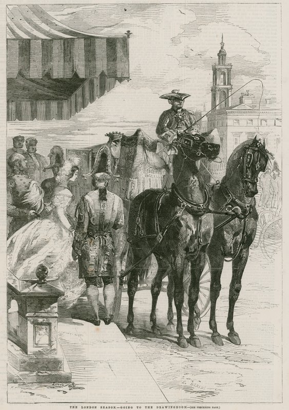 Die Londoner Saison - auf dem Weg zum Empfang von Edmond Morin