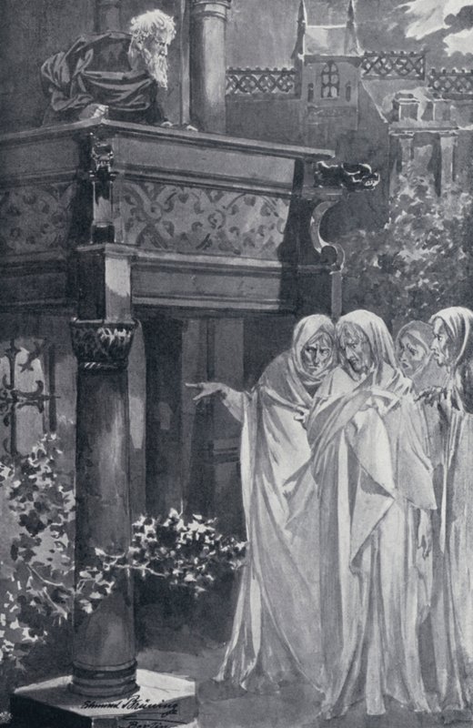 Illustration zu Goethes Faust von Edmund Bruning