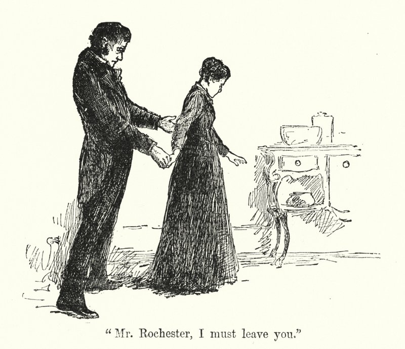 Illustration für Jane Eyre von Charlotte Bronte von Edmund Henry Garrett
