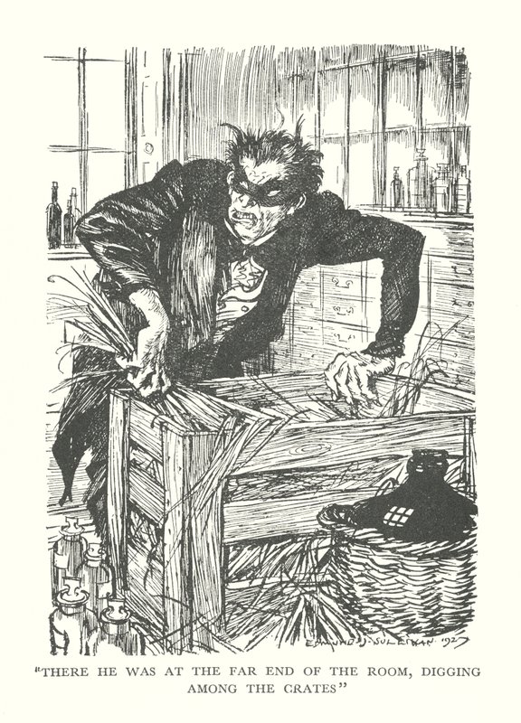 Illustration für R. L. Stevensons Der seltsame Fall des Dr. Jekyll und Mr. Hyde (Lithografie) von Edmund Joseph (after) Sullivan