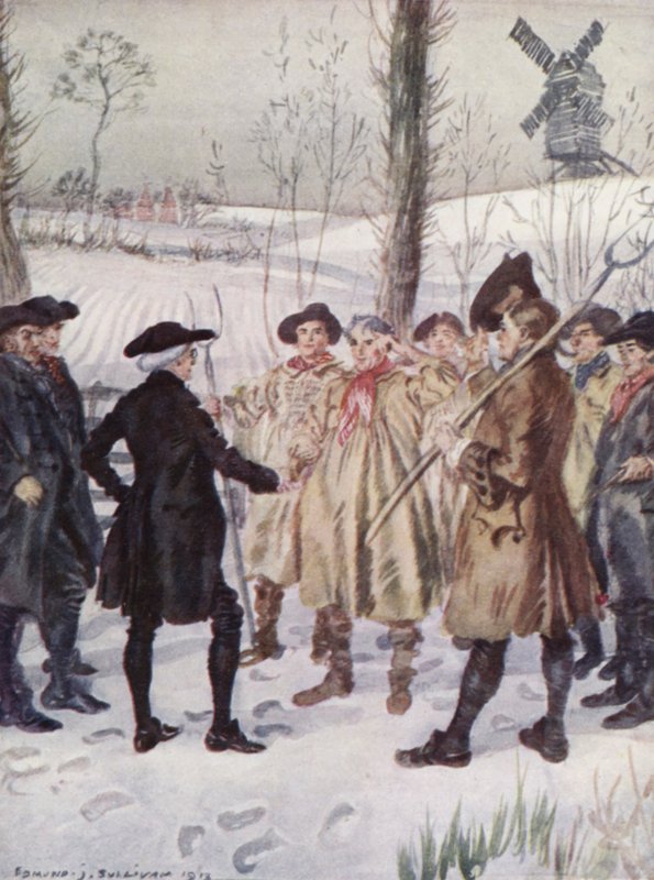Illustration für Der Pfarrer von Wakefield von Oliver Goldsmith von Edmund Joseph Sullivan