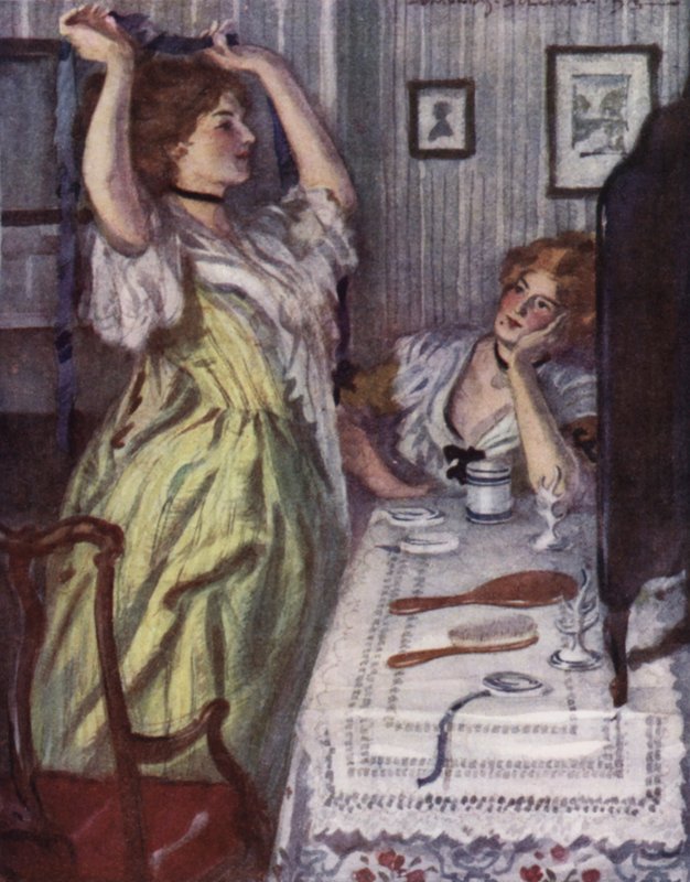 Illustration für Der Pfarrer von Wakefield von Oliver Goldsmith von Edmund Joseph Sullivan