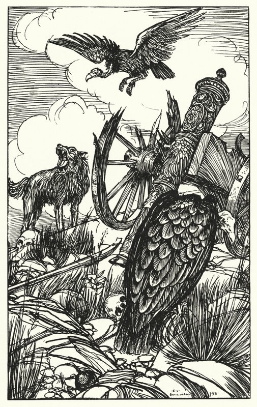 Illustration für Sartor Resartus von Edmund Joseph after Sullivan