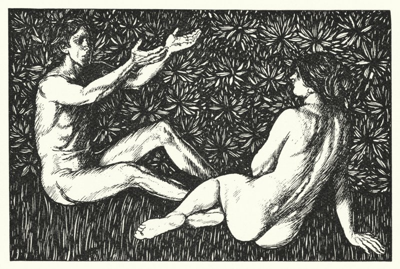 Illustration für Sartor Resartus von Edmund Joseph after Sullivan