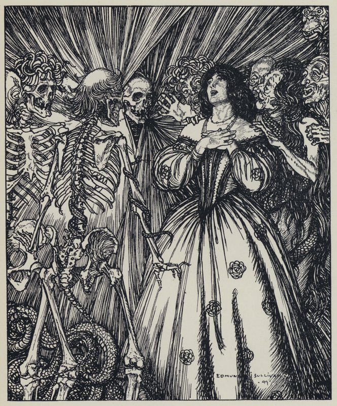 Illustration für A Dream of Fair Women und andere Gedichte von Edmund Joseph after Sullivan
